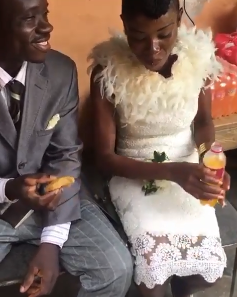 Couple Spends Just GHC17 On Their Wedding(Video) 45
