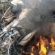 Kasoa: EC officials flee after thugs fire gun, burn motorbikes at registration centre– Photos and Video 398