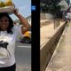 Video: Popular Female TV and Radio presenter spotted on the streets selling Mangoes in Traffic 502
