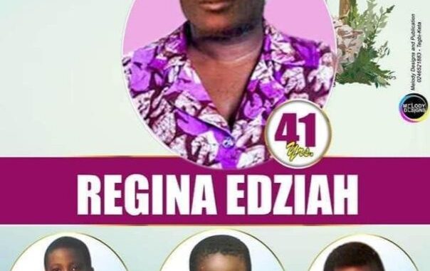 SAD: Mother, 3 kids killed by a Driver over GHC1,200 lottery win burial Poster Goes Viral -SEE PHOTO 49