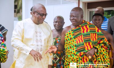 You stopped visiting me after losing the election in 2016-Otumfuo to John Mahama 56