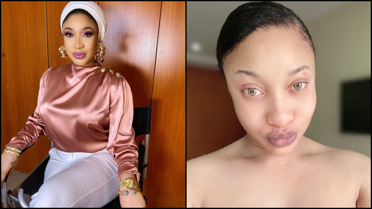 Tontoh Dikeh Drop Charming No Makeup Photos Of Herself In The Bathroom. 51