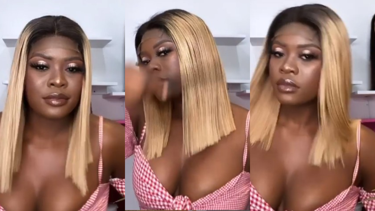 Video: Fella Makafui's Cute Sister Put Her Heavy Melons On Display. 49
