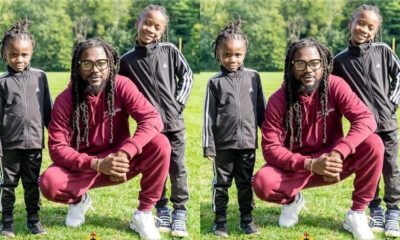 Daddy Goals: Dancehall Artist Samini Poses With His Cute Daughters 59