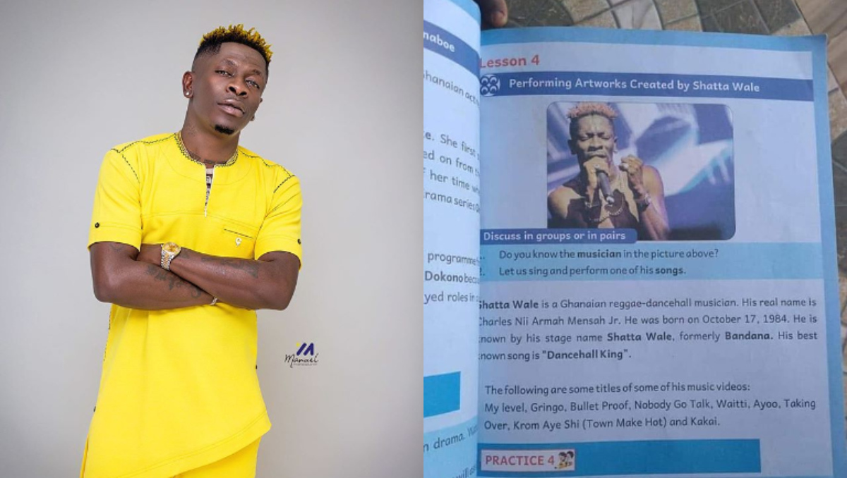 Shatta Wale Shows Up In The Creative Arts Books Of Affirmed By GES. 51