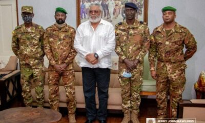Rawlings receives Malian coup makers 69