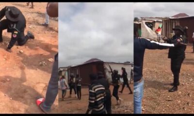 Video: Unscared Youth Match Ghana Police Boot For Boot Even After Countless Warning Shots 61