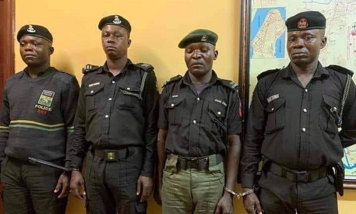 Four Police Officers Arrested For Stealing GHc75 From A Lady. 49