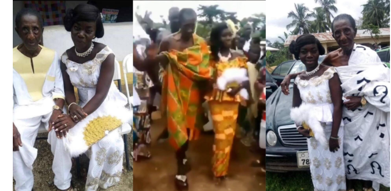 Video: Is This One Too 'Papa No'? See The 20 Year Old Lady Married To The 70 Year Old Man. 49
