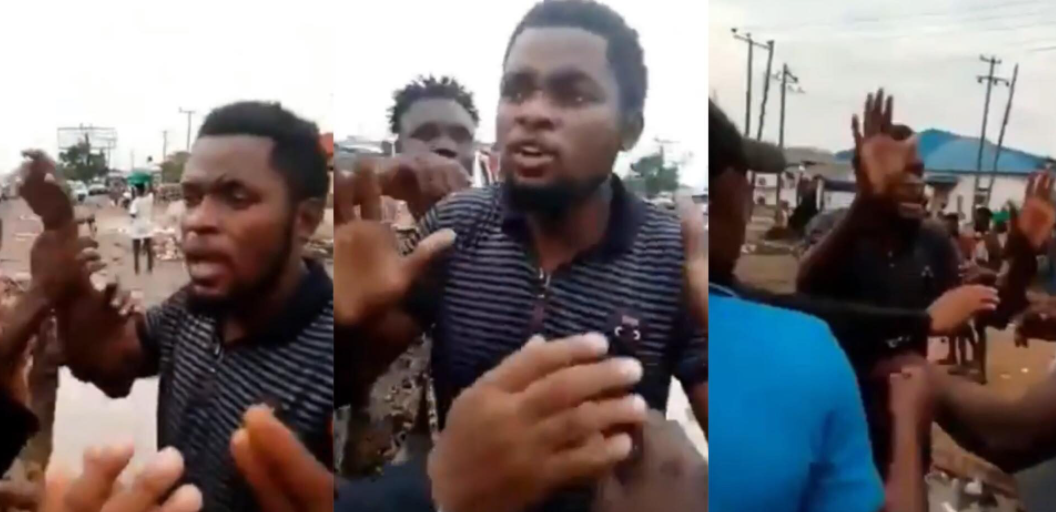 Actor Mark Angel Nearly Lynched By Boys While Trying To Shoot A Comedy Video During EndSARS Protestors - [Watch Video]. 49