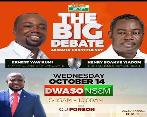 NDC’s Akwatia Parliamentary Candidate ‘Runs Away’ From A Debate With NPP’s Yaw Kumi. 49