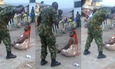 Military Man In Trouble For Caning A Lady Mercilessly Over Indecent Dressing. 49