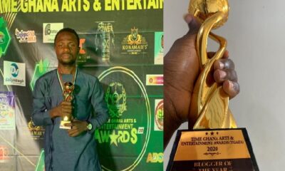 Sammy Kay Beat Nkonkonsah, Ronnie Is Everywhere And Zionfelix To Win Best Blogger Of The Year Award - [Watch Video]. 69