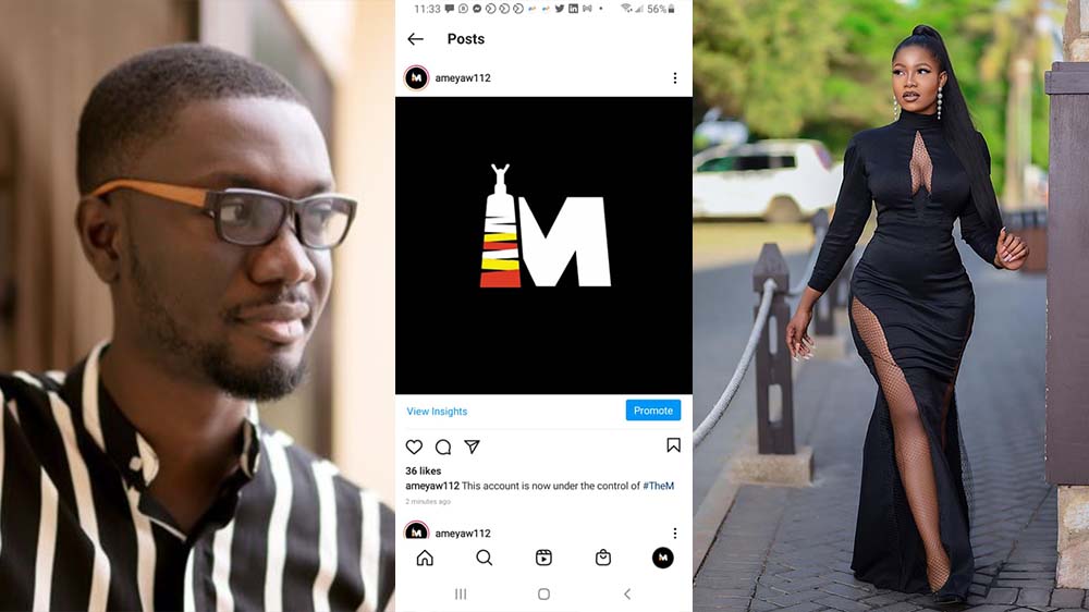 Ameyaw Debrah And Tacha’s Instagram Account Hacked During A Live Interview, Full Gist. 49