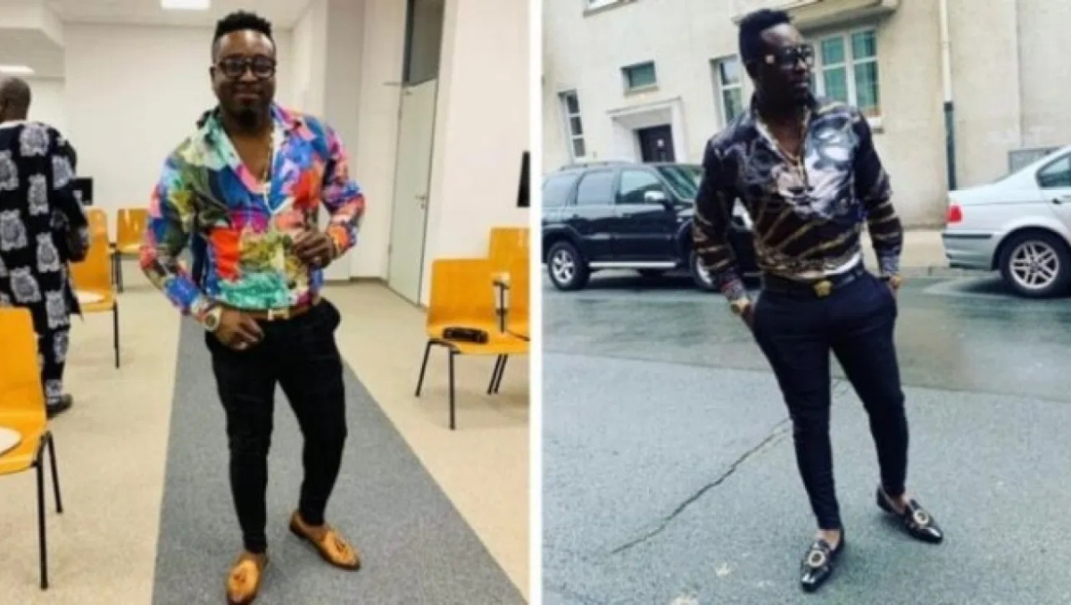 Angry wife of Popular Ghanaian Footballer drives him out of their house over cheating allegations - [watch video]. 45