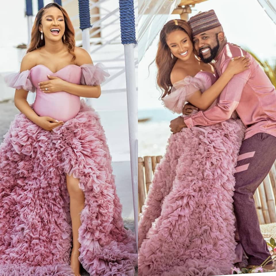 Banky W and Adesua Etomi welcome baby boy. 49