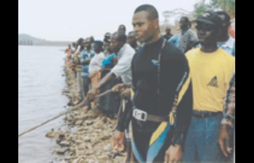 Unidentified dead body retrieved from Volta River. 45