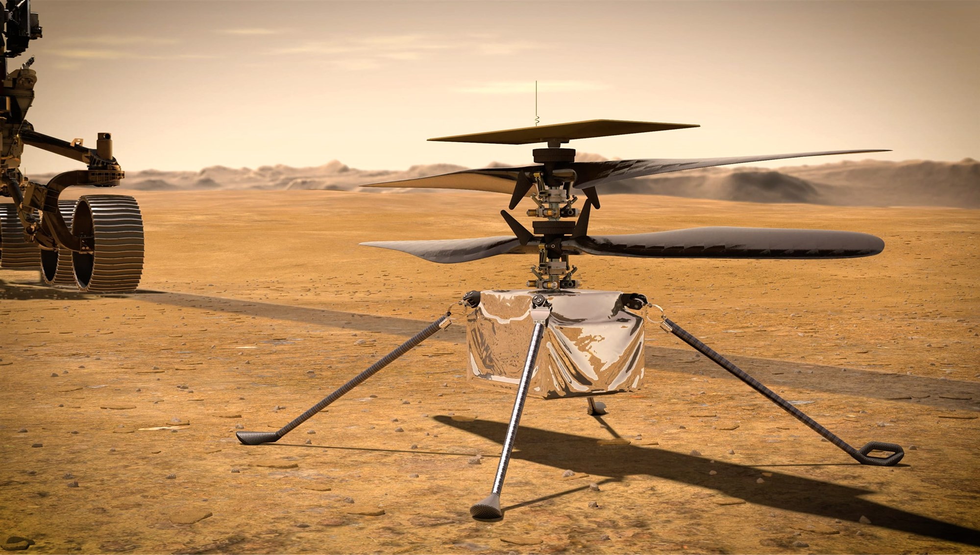 NASA's Mars Helicopter Ingenuity is 'go' for historic 1st flight today. 44