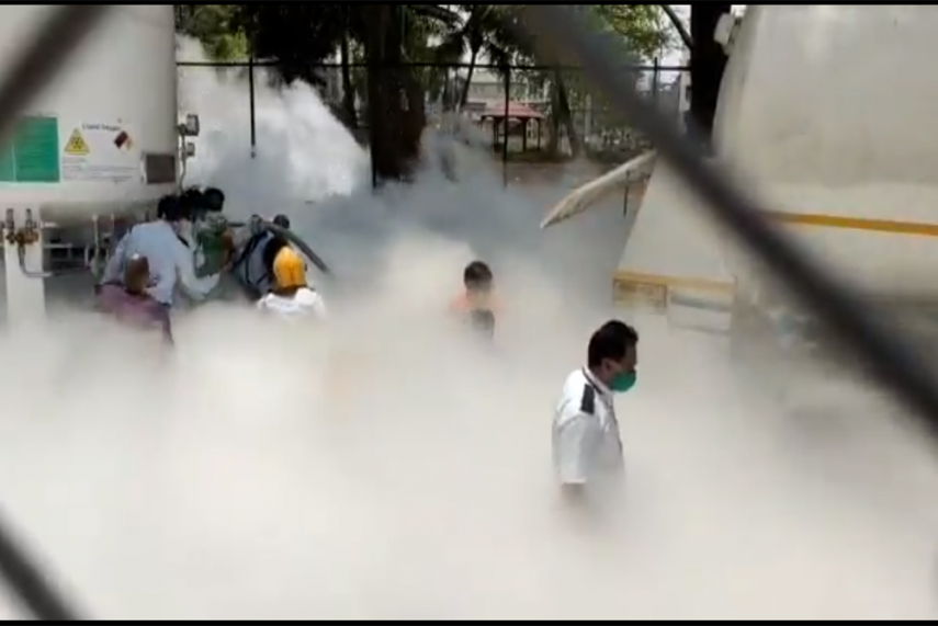 Sad! Oxygen leak leaves many Covid-19 patients dead in India (Video) 1