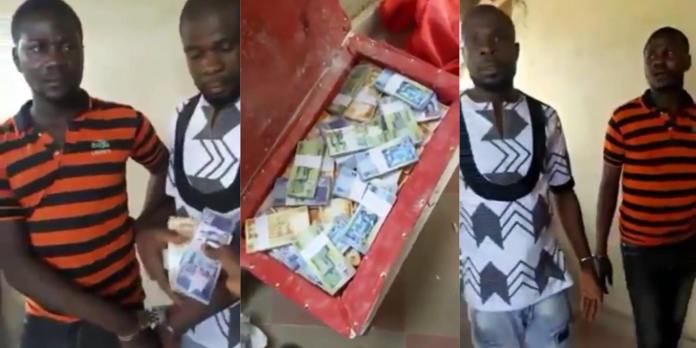 Fake money doublers arrested by Ghana Police at Suhum. 60