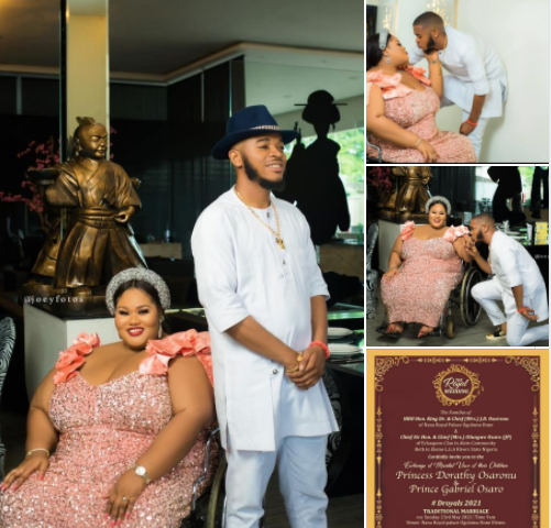 "What seemed impossible, my God did it twice" Differently-abled woman in wheelchair says as she announces her wedding - (Photos). 49