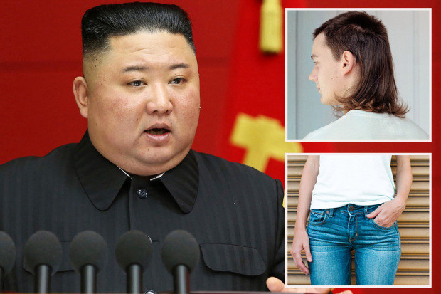 Kim Jong-un bans mullet hairstyles and skinny jeans in North Korea, says it's Western cultures. 60