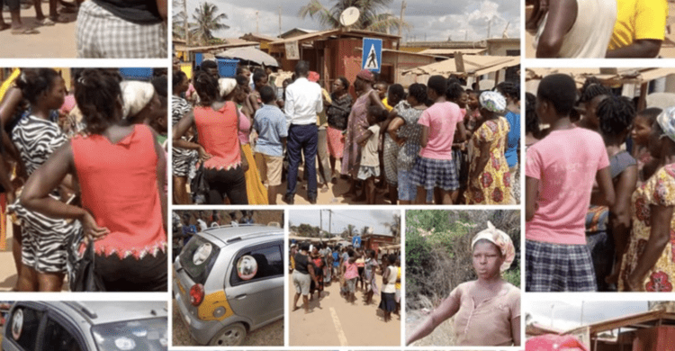 Angry mob chases taxi driver in another kidnap attempt at Takoradi. 68
