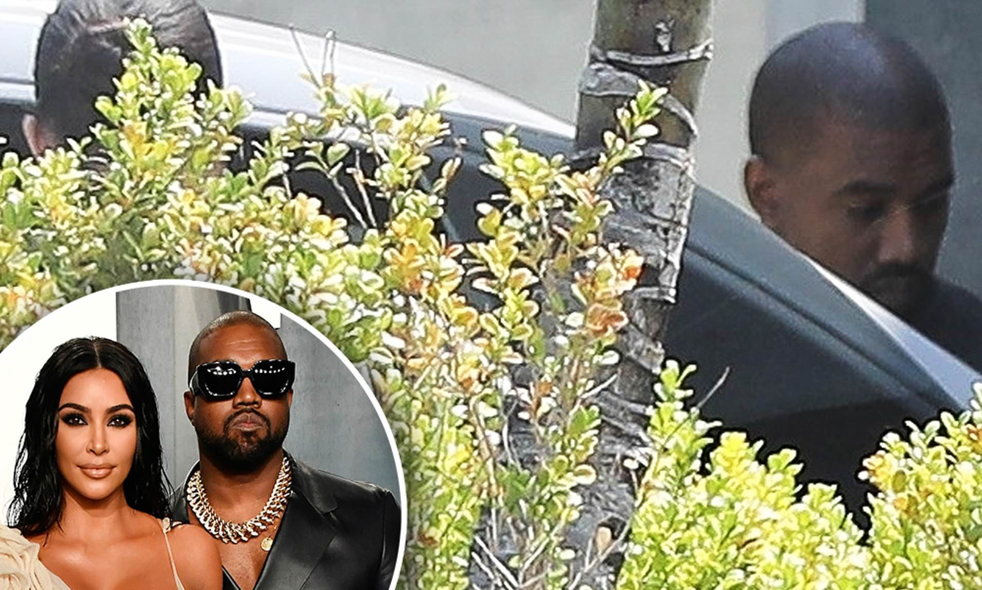 Kim Kardashian and Kanye West have lunch in Malibu. 45
