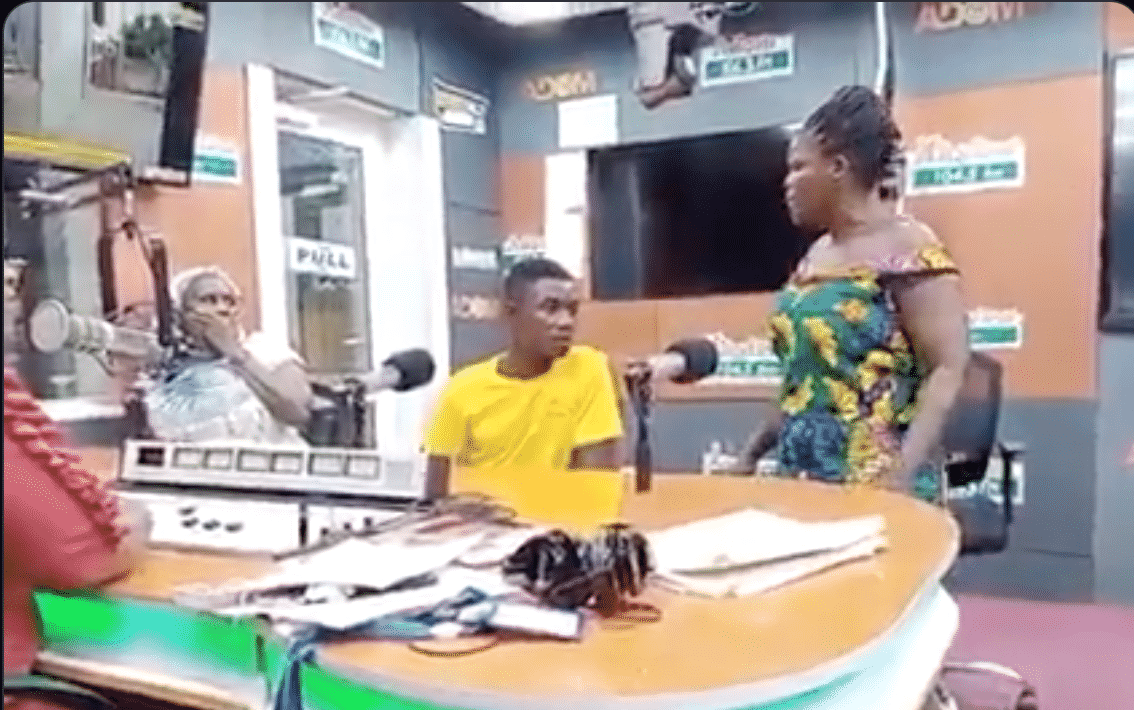 Wife slaps husband during live radio show for accusing her of keeping faeces and urine in their room (video). 56