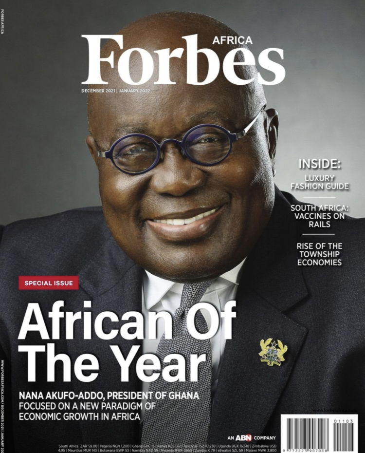 Akufo-Addo’s nephew at Forbes Africa behind his Uncle’s “African of the Year” award? 52