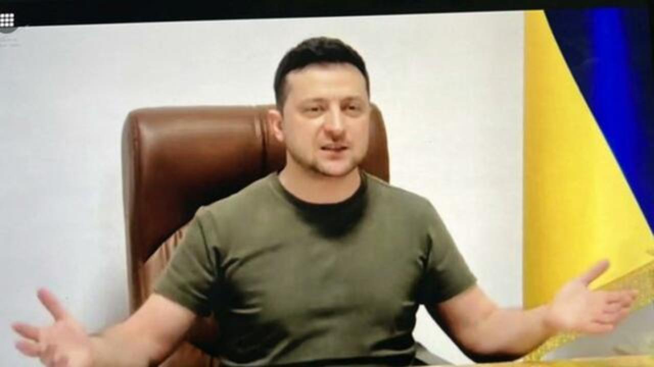 'Shame on you': How President Volodymyr Zelensky uses speeches to get what he needs. 46