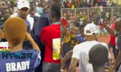 Moment Dede Ayew’s Expensive Gold Watch is Forcibly Torn off his Wrist and Stolen By Mobbing Fans in Kumasi – Video. 59