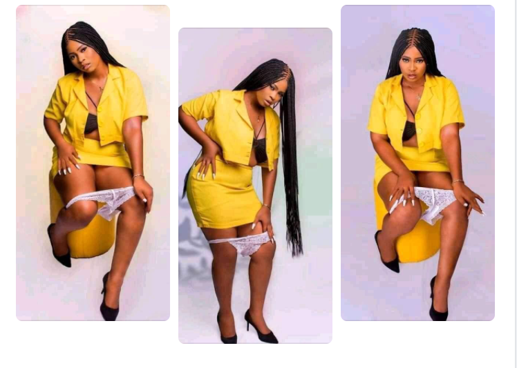 Lady goes viral over photoshoot where she posed in her panties. 56