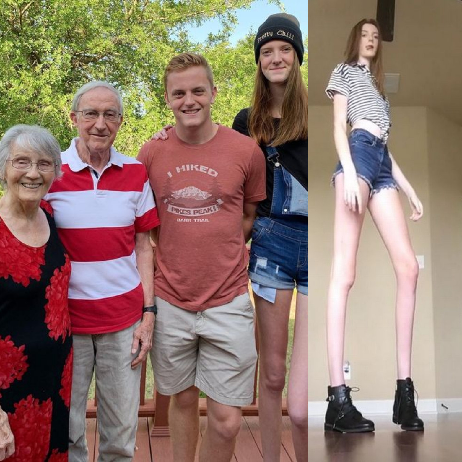 Teen becomes Guinness World Record holder for having both the longest female and teenage legs on the planet. 60