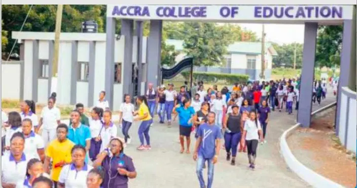 Students in colleges of education to feed themselves. 45