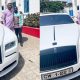 Chairman Wontumi flaunts his customised Rolls Royce. 62