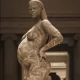 Pregnant Rihanna honored with a statue at Met Gala 2022. 122