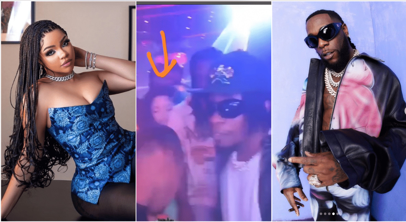 Burna Boy and Big Brother Naija star, Nengi spark dating rumour after being spotted at the club together (video). 49