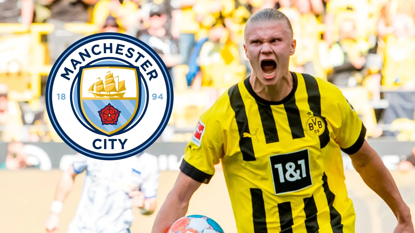 Haaland's first day at Man City. 45