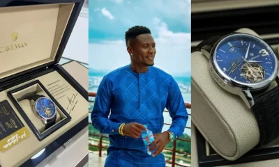 Asamoah Gyan buys himself GH¢150,000 customised 24-Karat surgical steel watch. 51