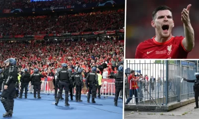'Shocking' - Champions League final organisation branded a 'shambles' as Liverpool stars' friends & family are teargassed. 50