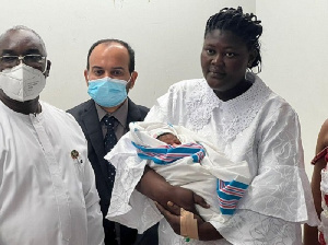 Ghana marks symbolic birth of eight billionth baby at Ridge Hospital. 50