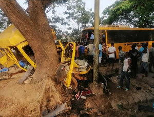 4 people killed in fatal accident on New Year's Day at Takoradi. 50