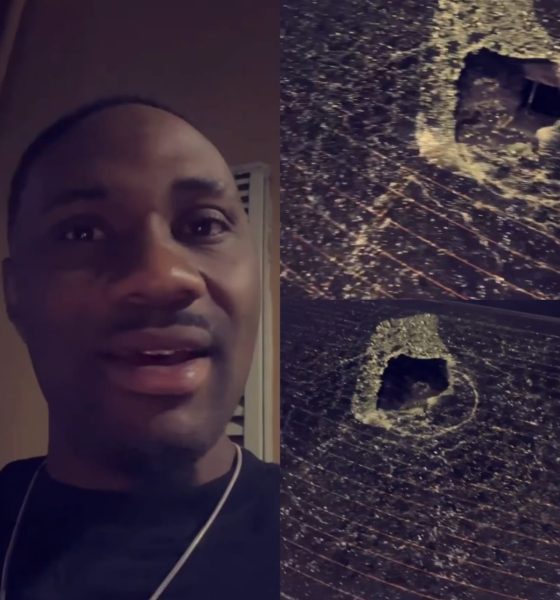 Man laments after a lady smashed his car's rear windshield this Valentine's day (video). 61