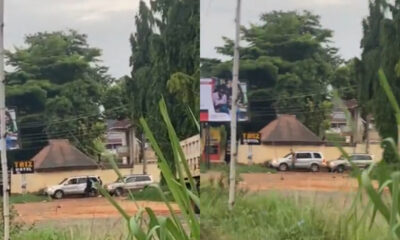 Armed men during kidnapping operation in Okpuno-Awka, Anambra State