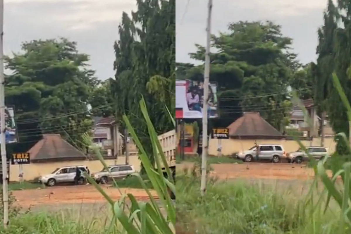 Armed men during kidnapping operation in Okpuno-Awka, Anambra State