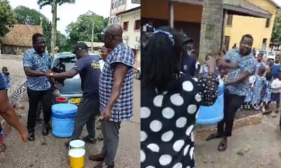 Disrupted school feeding program at PCE Demonstration Basic School after food was poured away by alleged NDC member