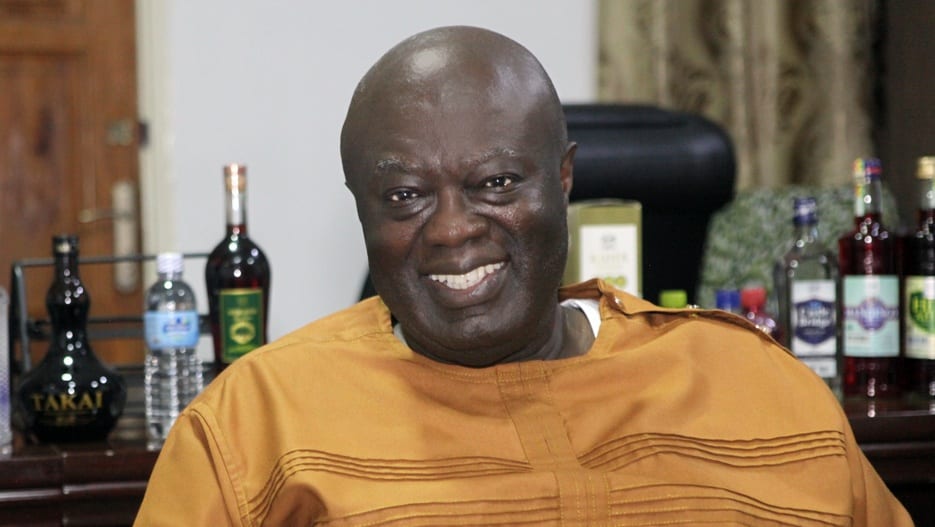 Former GIHOC MD Maxwell Kofi Jumah being escorted by national security operatives in Kumasi.