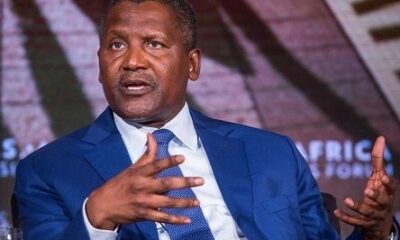 Aliko Dangote speaking on empowering African businesses at the Afreximbank Annual Meetings in Abuja