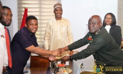 NACOC hands over seized 17 gold bars to Ghana Gold Board at Ministry of Interior